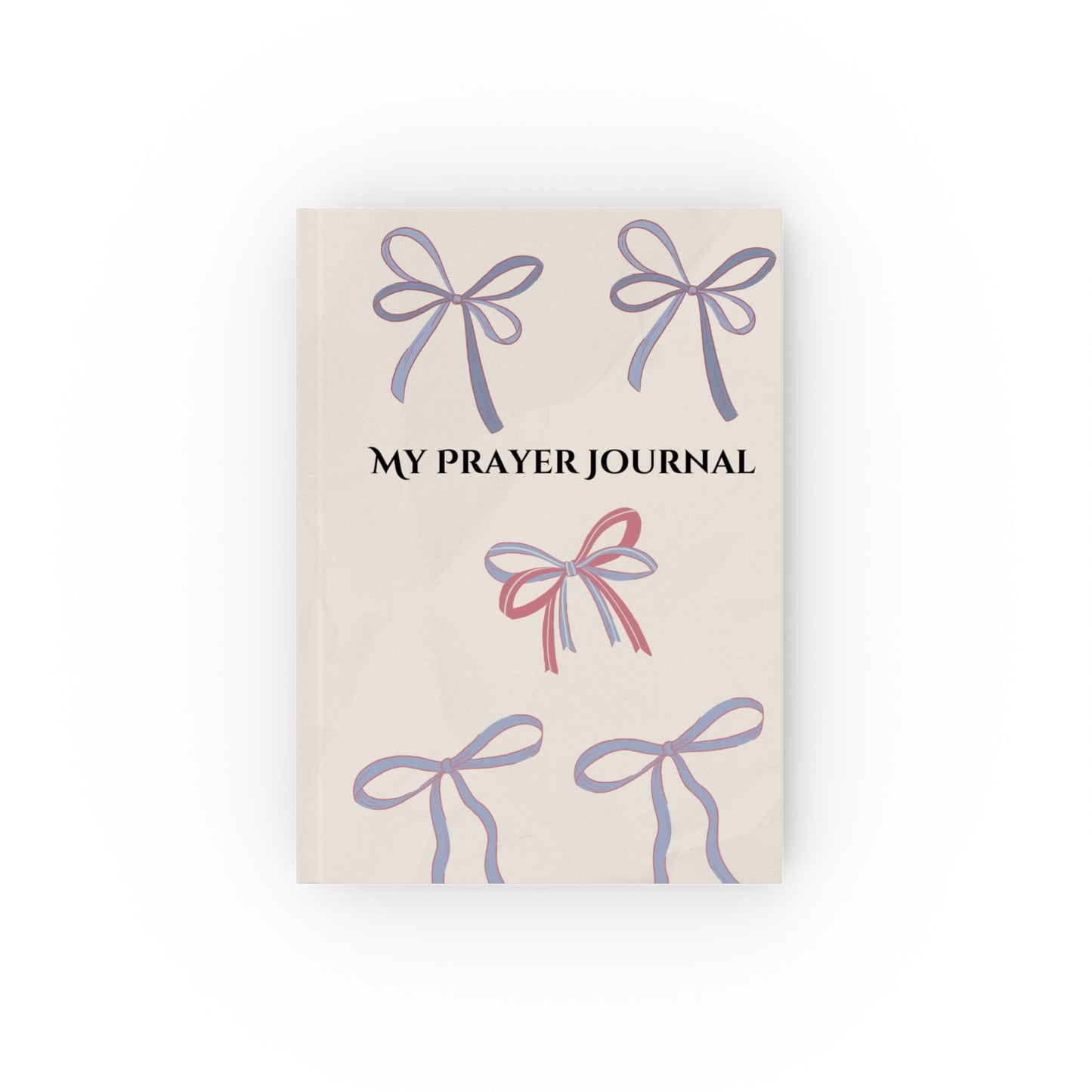 Prayer Hardback Journal with  Purple Bow Design