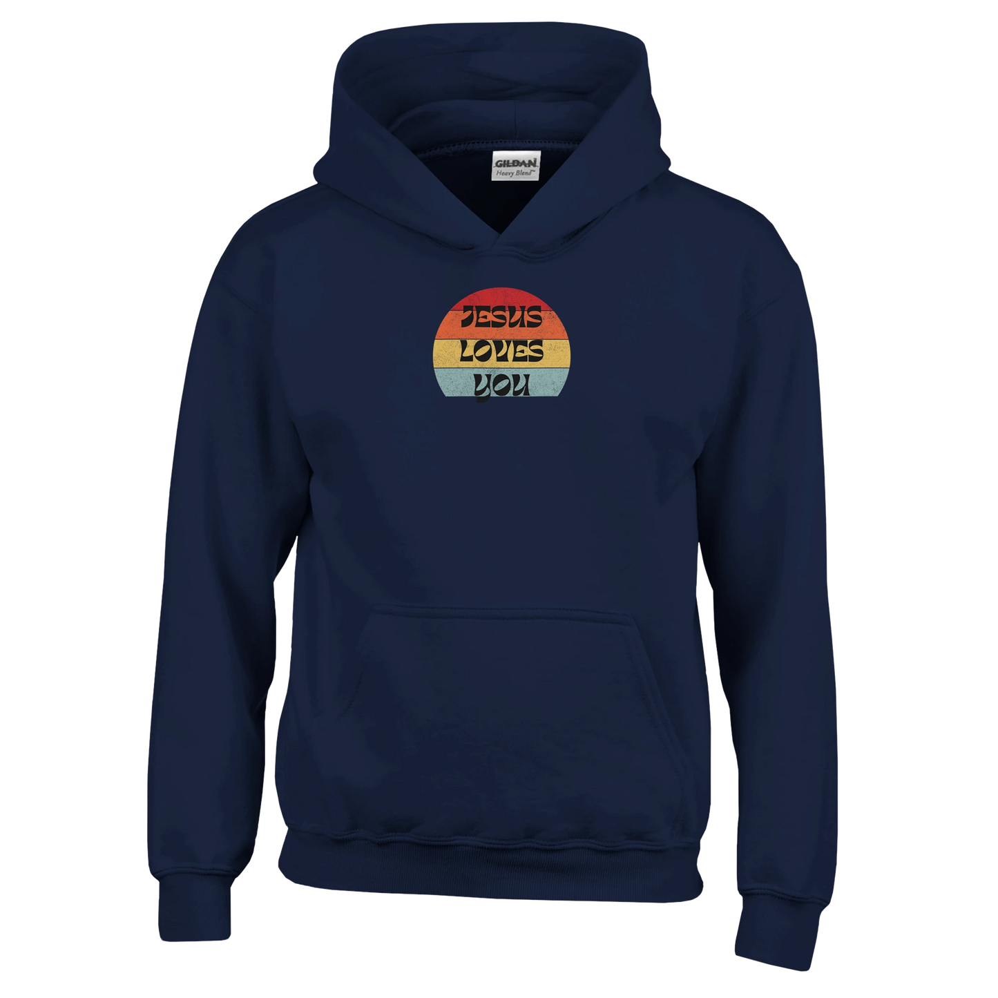 Jesus loves you Classic Kids Pullover Hoodie - MountZionGifts