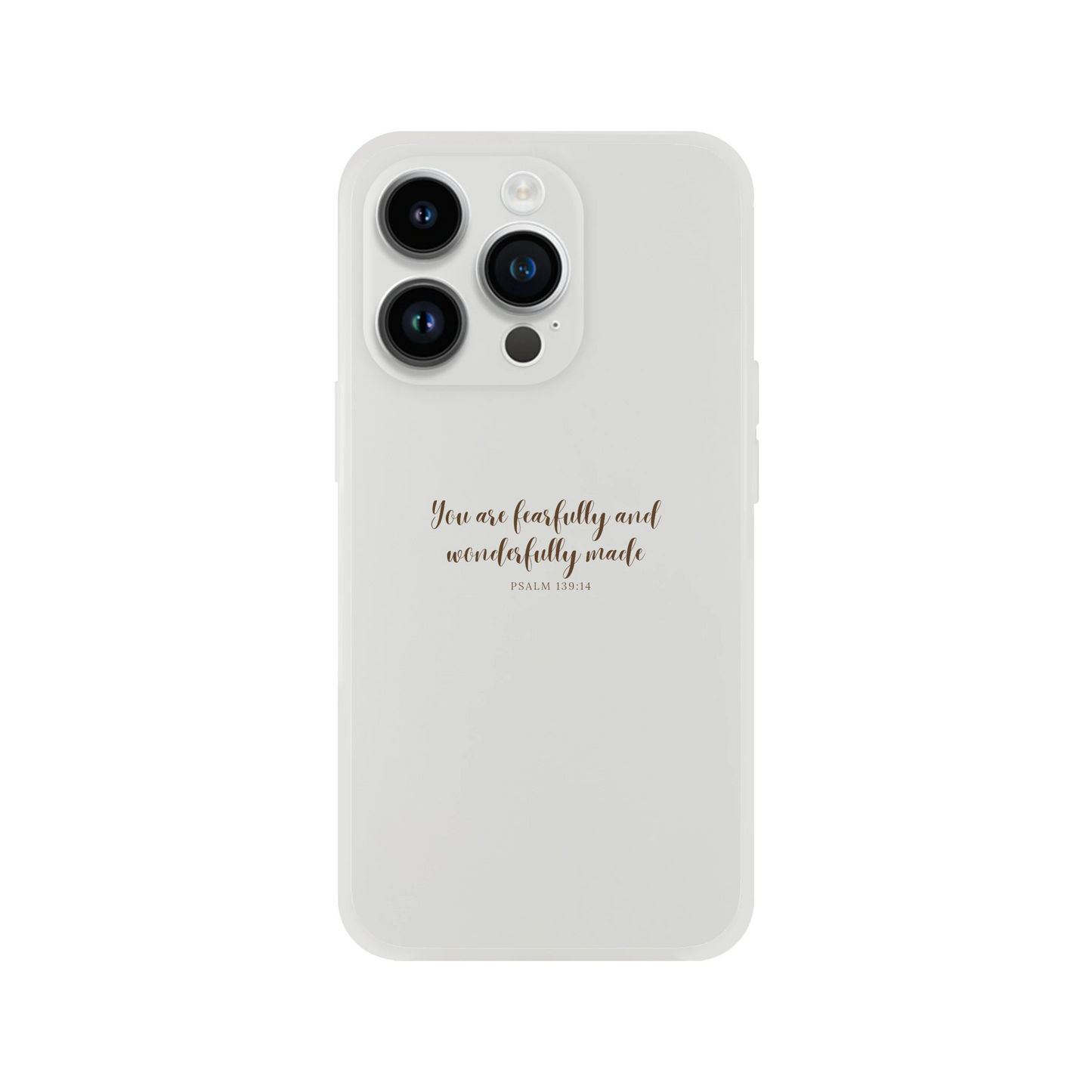 Psalm 139:14 Fearfully and Wonderfully Made iPhone Flexi Case - MountZionGifts