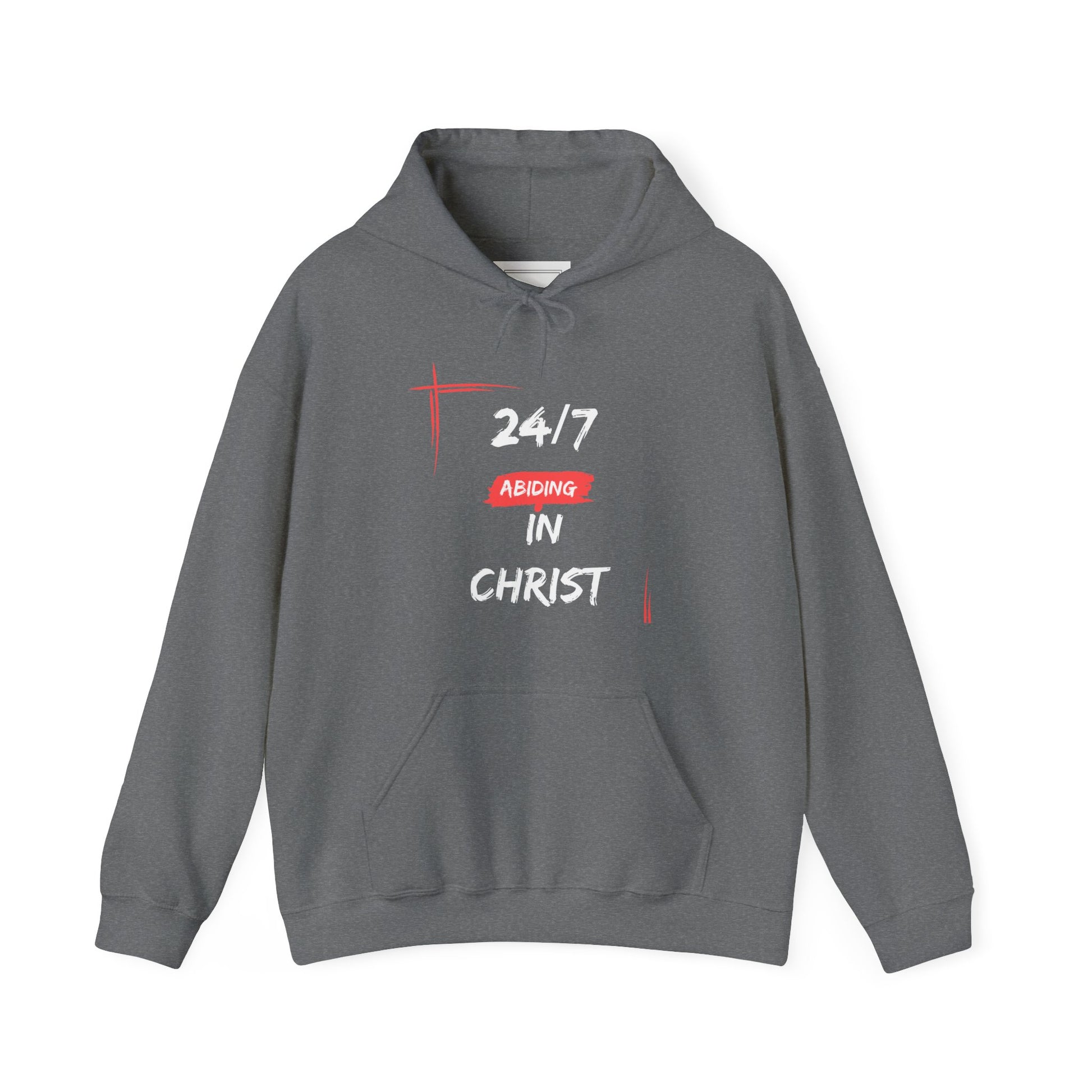 24/7 Hoodie - Heavy Blend Sweatshirt for Comfort and Faith - MountZionGifts
