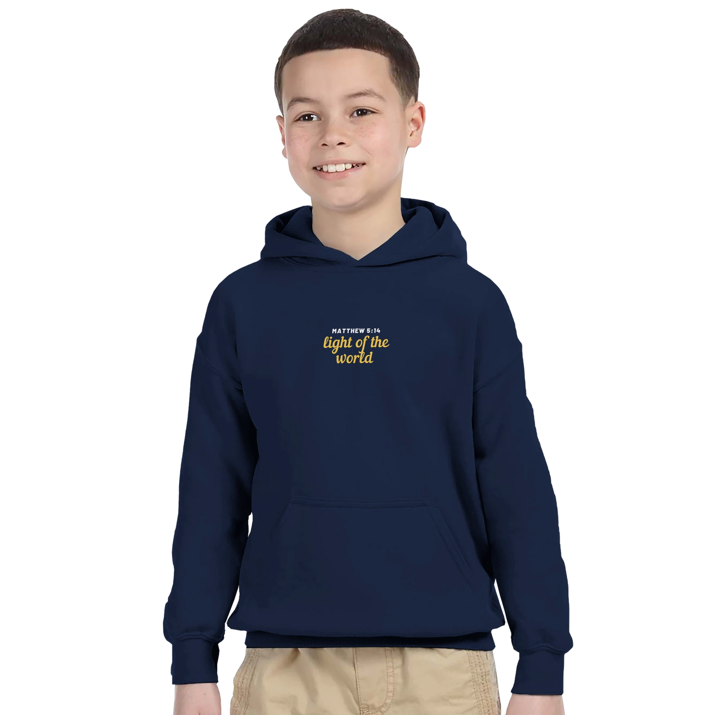 Matthew 5:14 Light of the World Classic Pullover Hoodie - MountZionGifts