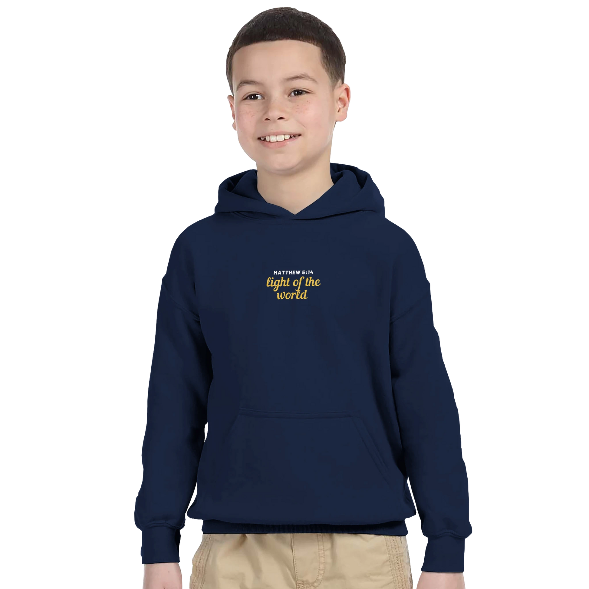 Matthew 5:14 Light of the World Classic Pullover Hoodie - MountZionGifts