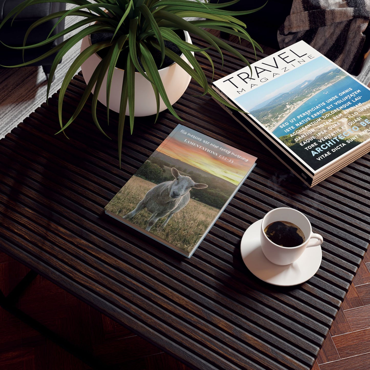 His Mercies are New Every Morning Hard Backed Notebook