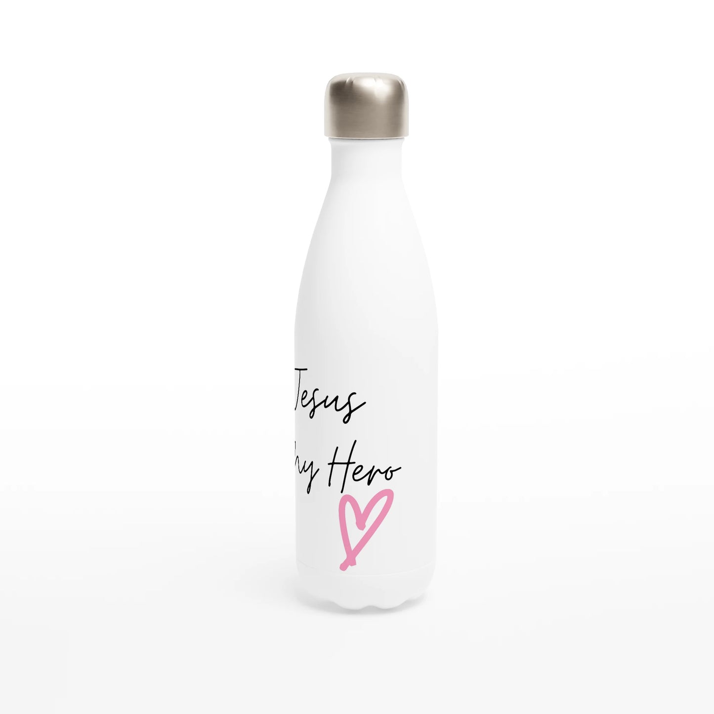 Jesus My Hero 17oz Stainless Steel Insulated Water Bottle - MountZionGifts