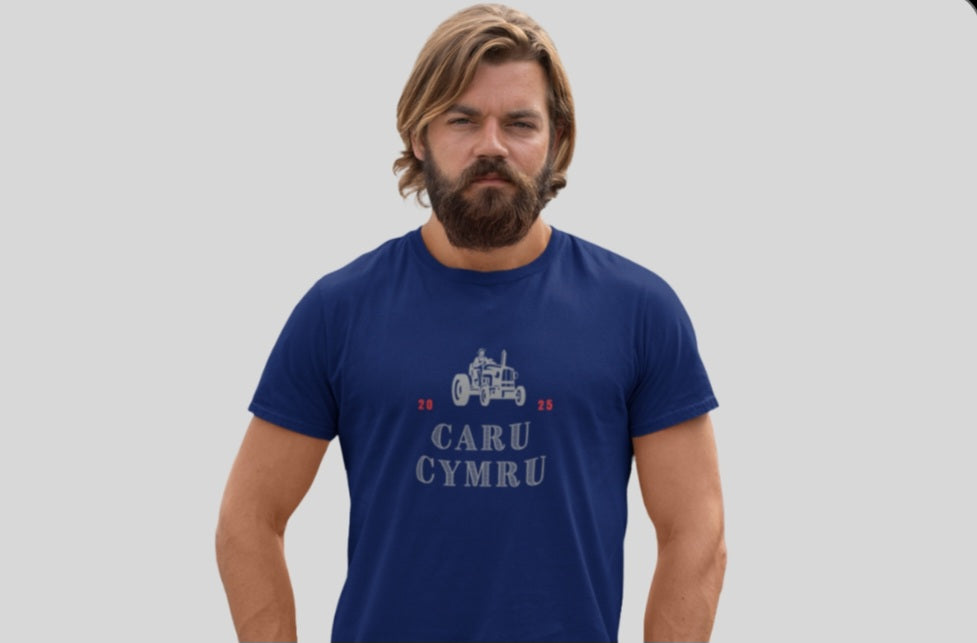 Caru Cymru Tractor Tshirt